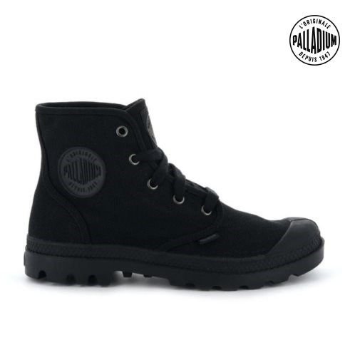 Palladium Pampa Hi Men's Boots Black | UK P317-ULT